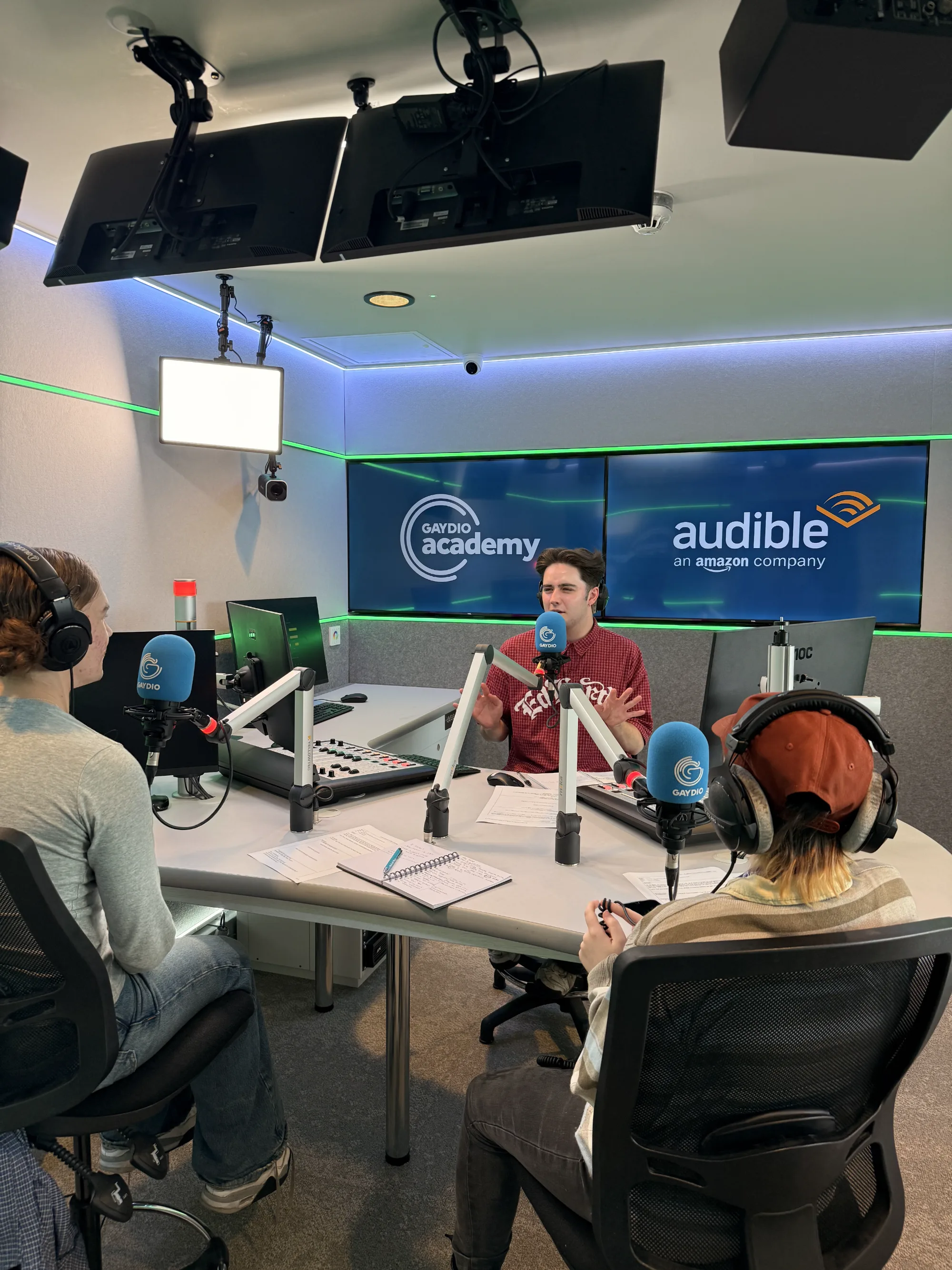 In studio